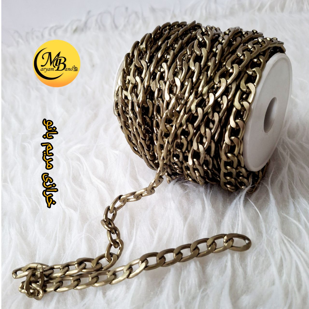 زنجیر کارتیه زردقلم 1متری