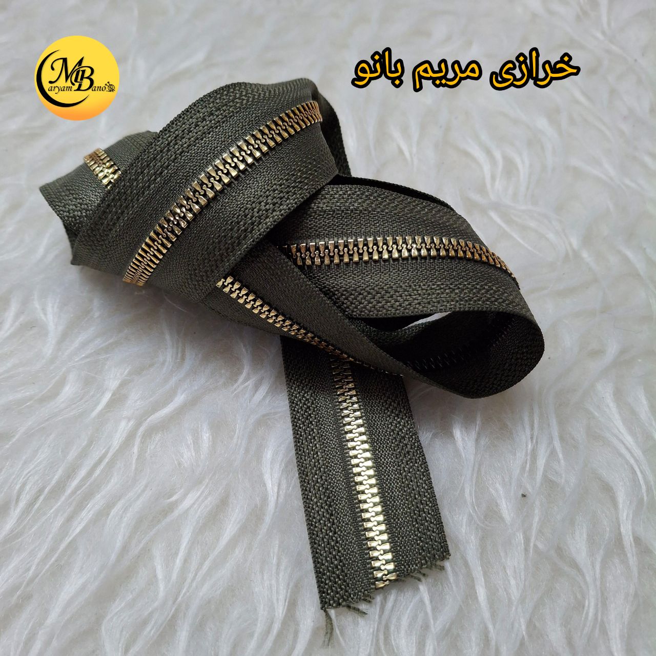 زیپ نیو سبز ارتشی (طرح فلز)شماره۵