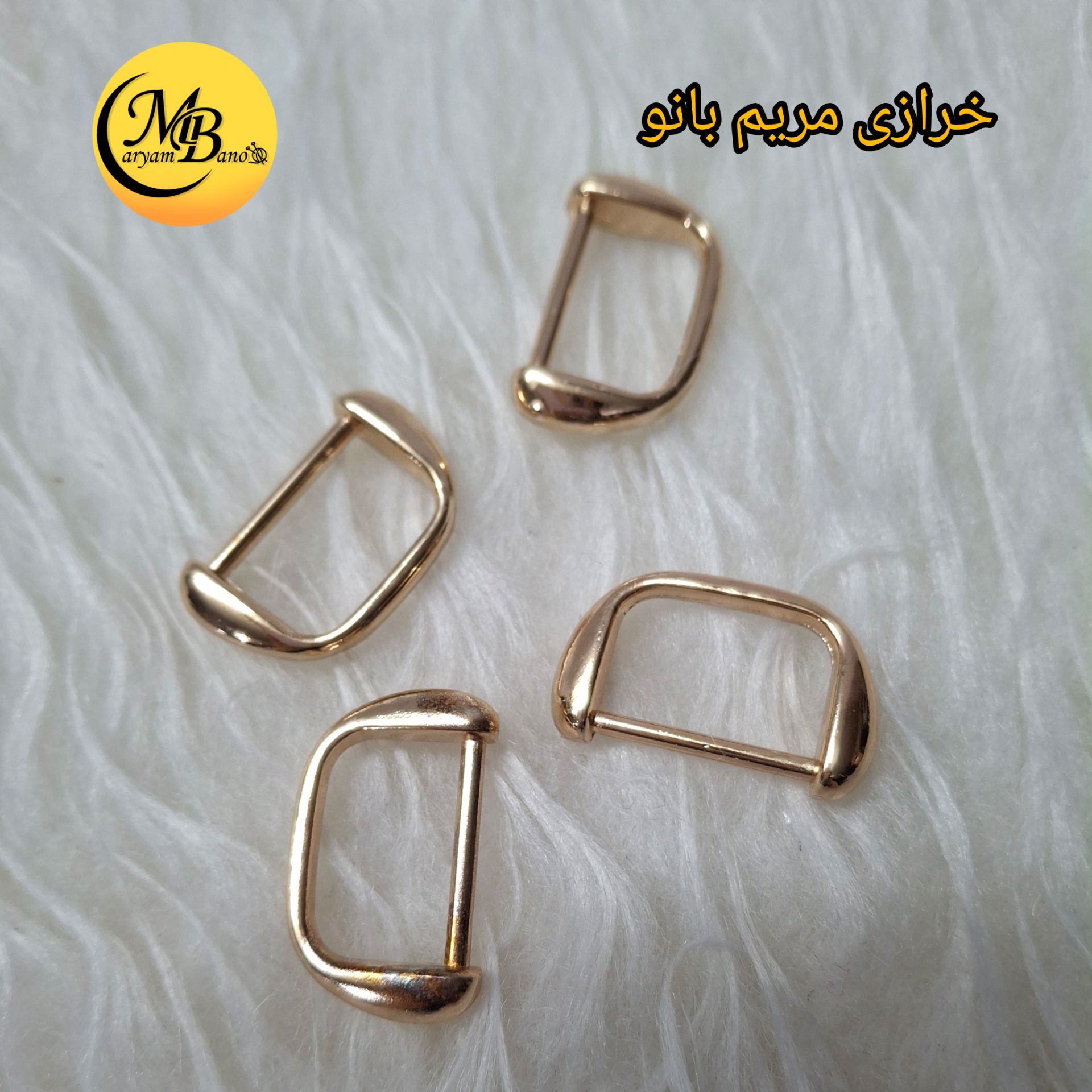 حلقه هلالی لایت (طلایی) 20سانت